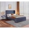 Manhattan Comfort Kingdom Full-Size Bed in Graphite BD005-FL-GP - alternate 2